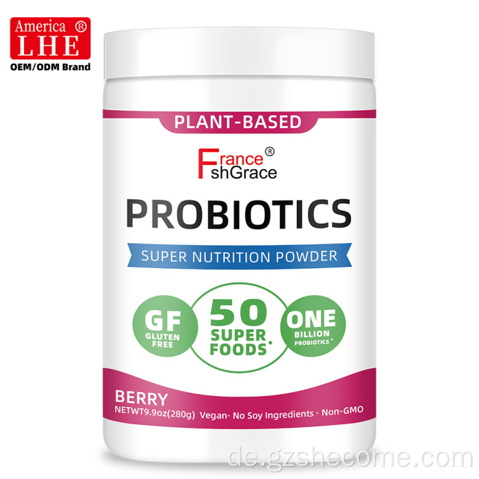 Bio-Grün-Probiotika-Pulver zur Immununterstützung